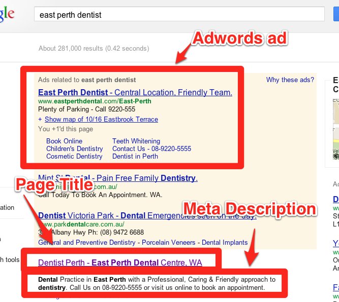 2. Page Title & Meta Description