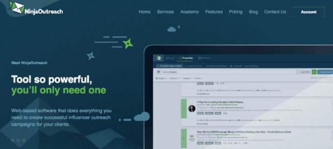 Ninja Outreach-Content Marketing Tools