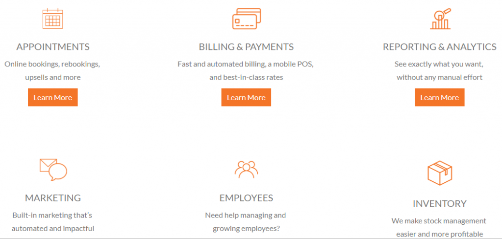 Zenoti key features