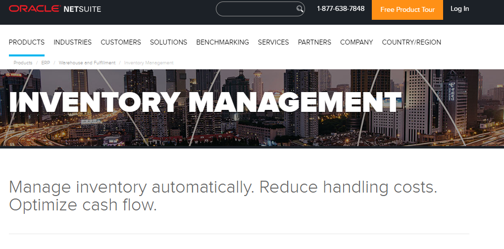 NetSuite ERP-Best Inventory Management Systems for 2019