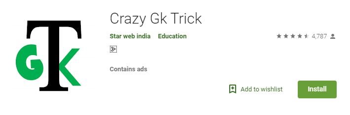 Crazy GK Trick-Best Current Affairs apps Crazy GK Trick-Best Current Affairs apps