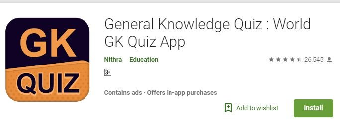 General Knowledge Quiz – World GK Quiz App General Knowledge Quiz – World GK Quiz App