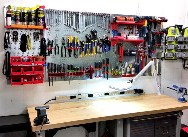 Pegboard Wall