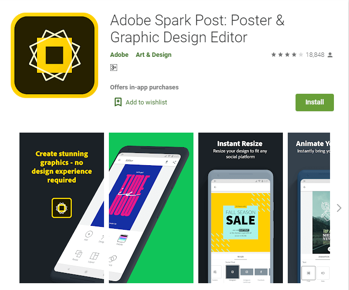 Adobe Spark Post-Make Social Graphics, Short Videos