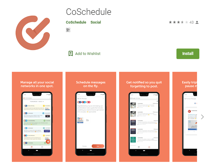 CoSchedule app