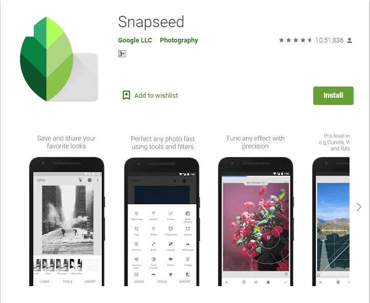 Snapseed-Online Photo Editing App