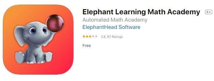 Elephant Learning Math Academy