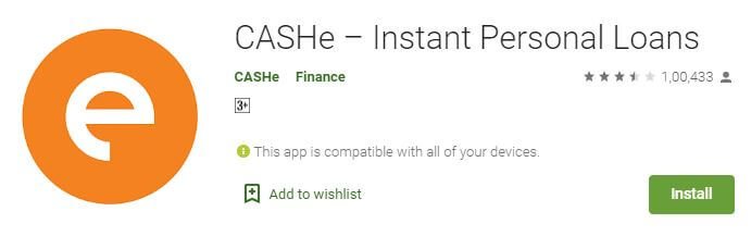 CASHe – Instant Personal Loans