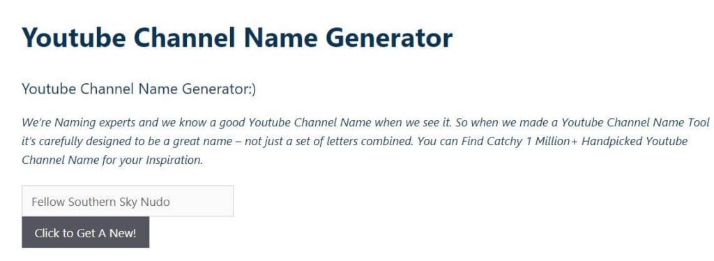thebrandboy- Generate YouTube Channel Name