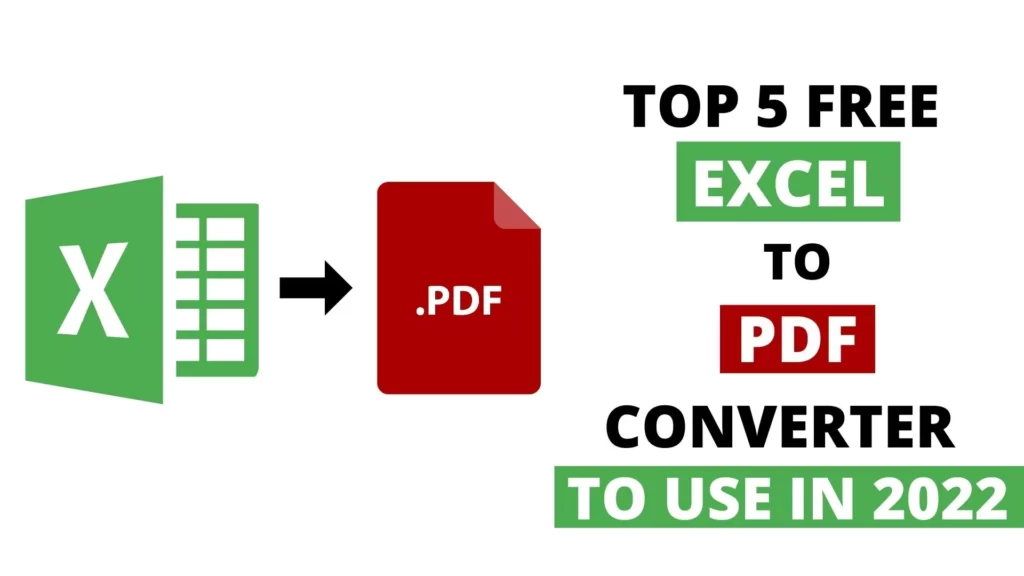 Top 5 Free Excel to PDF Converter